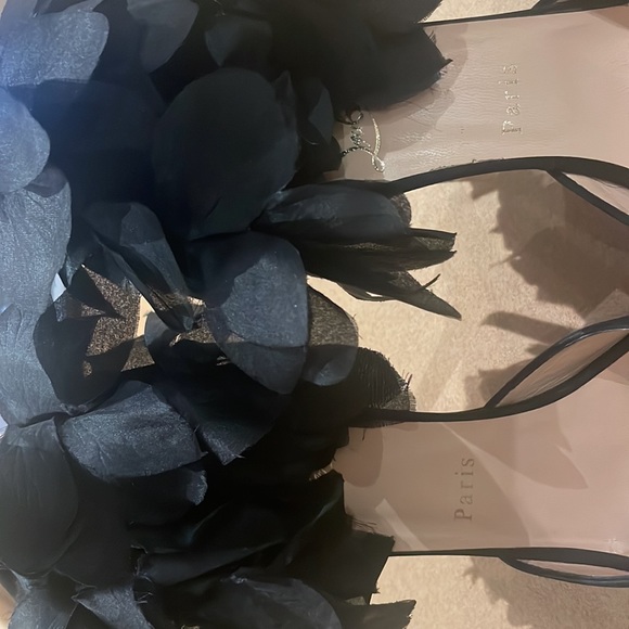 Christian Louboutin black tie pump.  Size 41. Satin material. - Picture 2 of 4